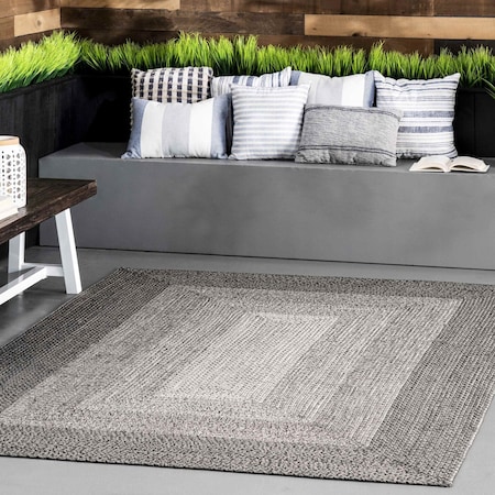 Nuloom Jayda Braided Ombre Indoor/Outdoor Area Rug 2ft x 3ft HJFV13B-203